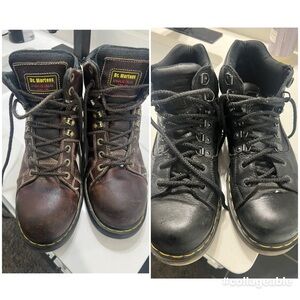 Vintage Dr Martens Boots, Men’s 10 (Brown and Black)